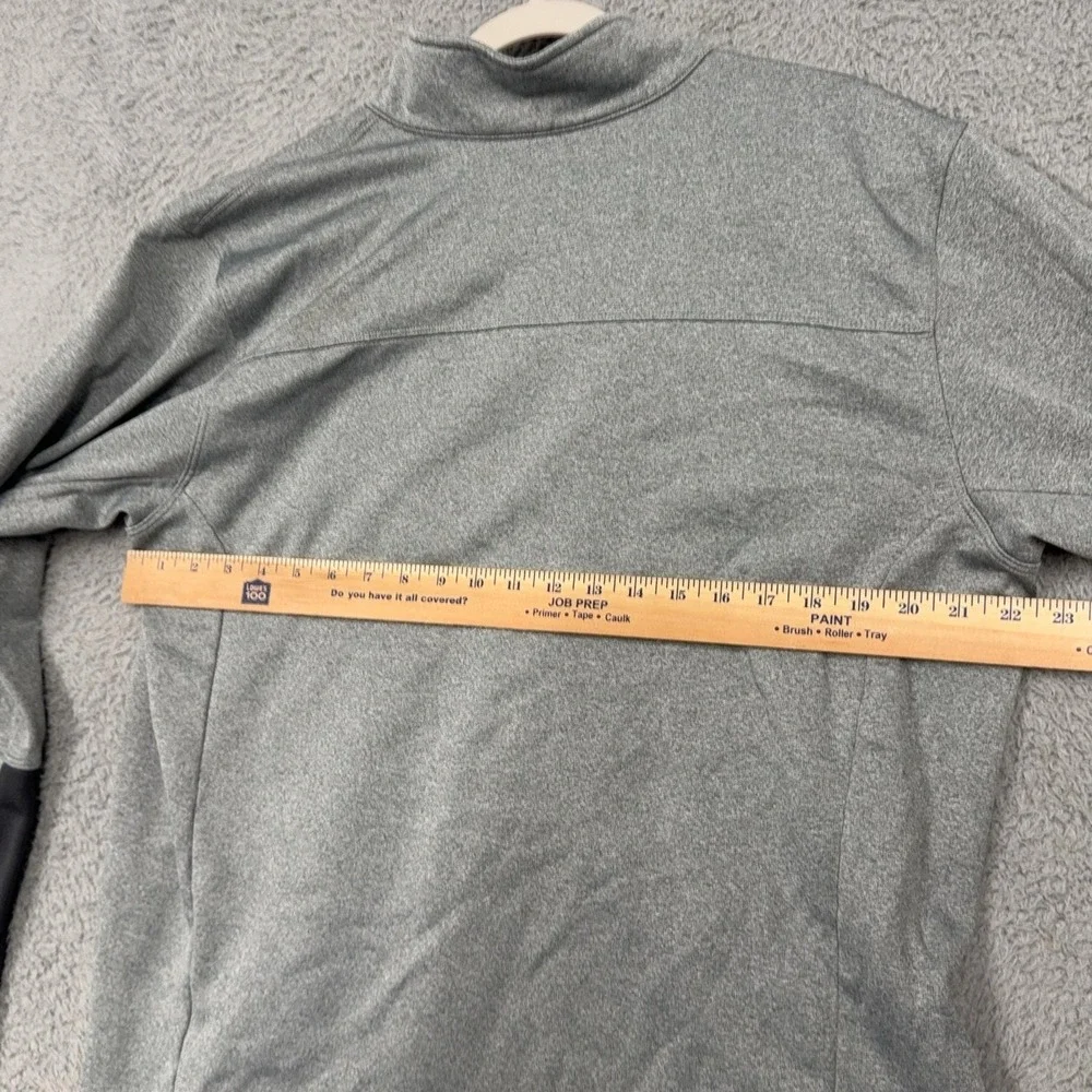 The North Face Pullover Mens XL Gray 1/4 Zip Chest Pocket‎ Fleece Hiking Top